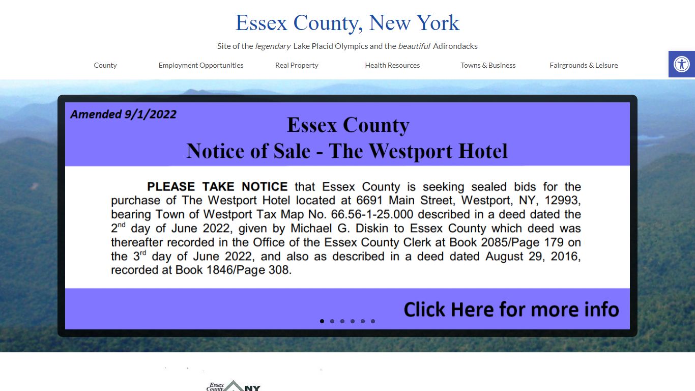 Essex County, New York – Site of the Lake Placid Winter Olympics and ...